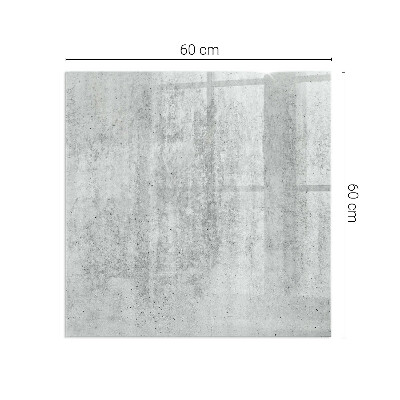 Obdĺžniková podložka pred krb Konštrukcia zo surového betónu