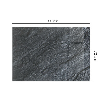 Obdĺžniková podložka pred krb Vzor skalnatej štruktúry