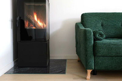 Obdĺžniková podložka pred krb Vzor skalnatej štruktúry