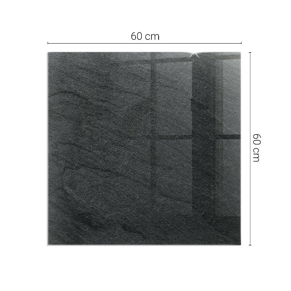Obdĺžnikové sklo pod kachle Vzor kamennej štruktúry