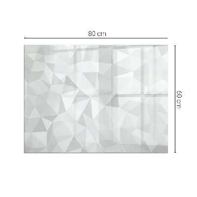 Obdĺžniková sklenená podložka pod krb Geometrická abstrakcia v tvaroch