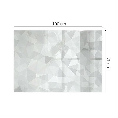 Obdĺžniková sklenená podložka pod krb Geometrická abstrakcia v tvaroch