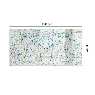 Obdĺžnikové sklo pod kachle Abstraktný textúrový motív