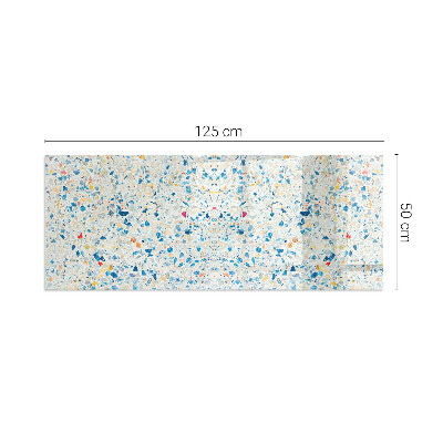 Obdĺžnikové sklo pod kachle Abstraktný textúrový motív