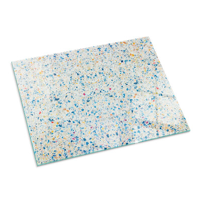 Obdĺžnikové sklo pod kachle Abstraktný textúrový motív