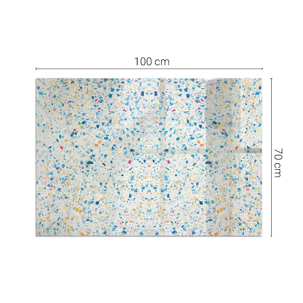 Obdĺžnikové sklo pod kachle Abstraktný textúrový motív