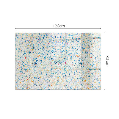 Obdĺžnikové sklo pod kachle Abstraktný textúrový motív