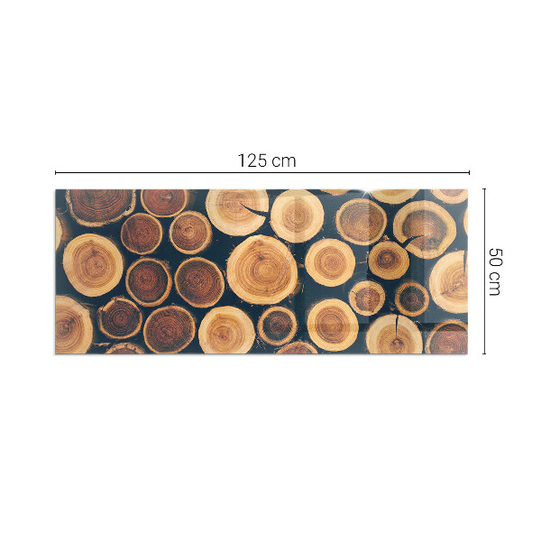 Obdĺžnikové sklo pod kachle Krabica s dreveným rámom