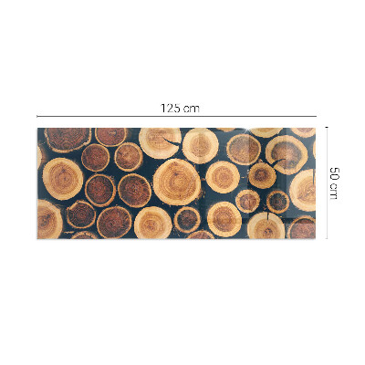 Obdĺžnikové sklo pod kachle Krabica s dreveným rámom