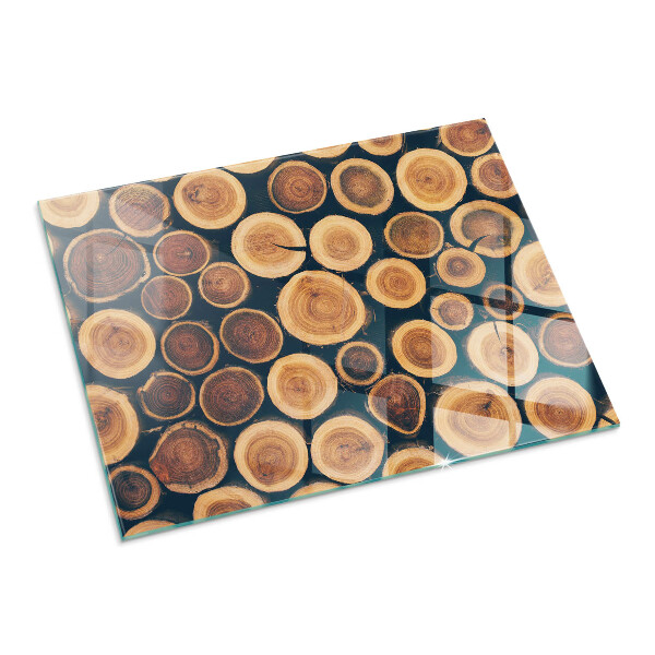 Obdĺžnikové sklo pod kachle Krabica s dreveným rámom