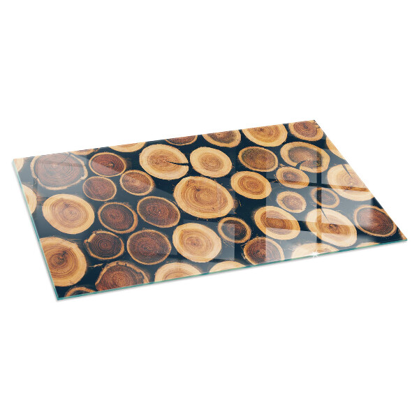 Obdĺžnikové sklo pod kachle Krabica s dreveným rámom