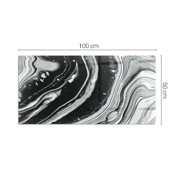 Obdĺžniková podložka pred krb Abstraktné vlnité a lineárne vzory