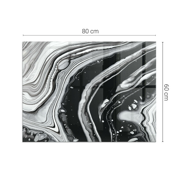 Obdĺžniková podložka pred krb Abstraktné vlnité a lineárne vzory