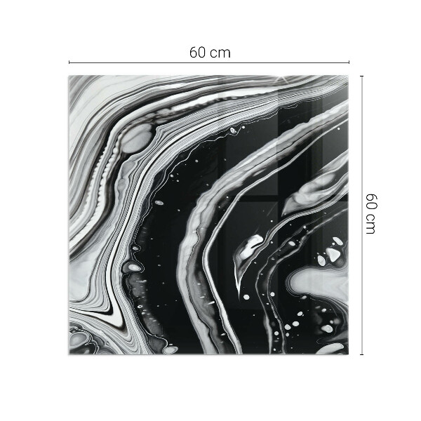 Obdĺžniková podložka pred krb Abstraktné vlnité a lineárne vzory