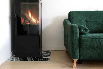 Obdĺžniková podložka pred krb Abstraktné vlnité a lineárne vzory