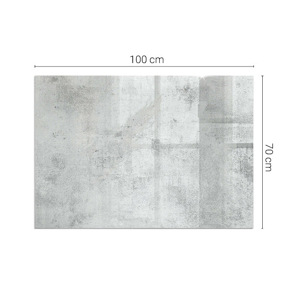 Obdĺžnikové sklo pod kachle Betónová textúra v surovom štýle