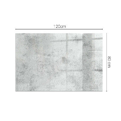 Obdĺžnikové sklo pod kachle Betónová textúra v surovom štýle