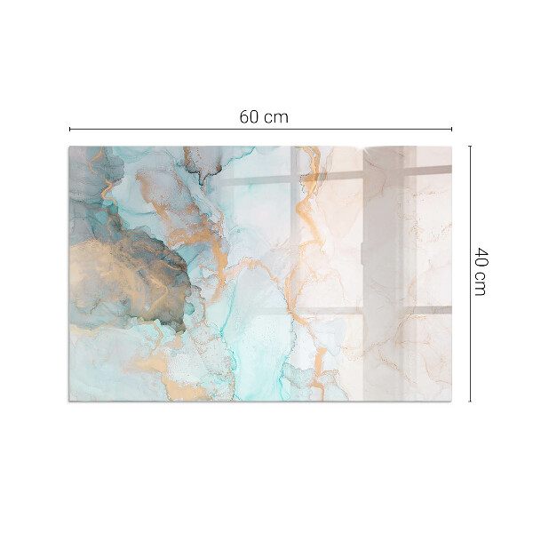 Obdĺžniková podložka pred krb Plynulý abstraktný motív