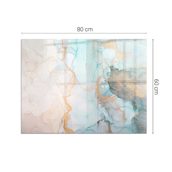 Obdĺžniková podložka pred krb Plynulý abstraktný motív
