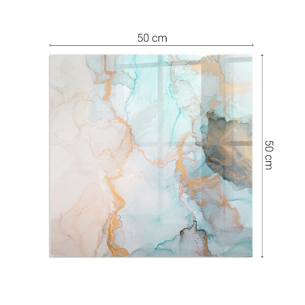 Obdĺžniková podložka pred krb Plynulý abstraktný motív