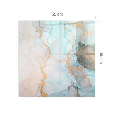 Obdĺžniková podložka pred krb Plynulý abstraktný motív