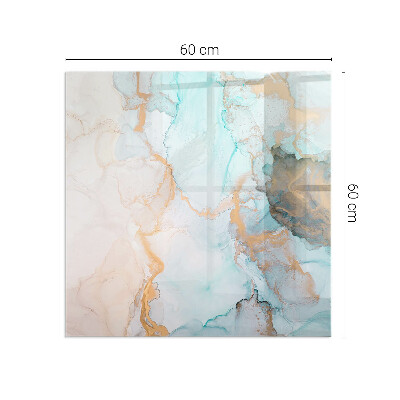 Obdĺžniková podložka pred krb Plynulý abstraktný motív