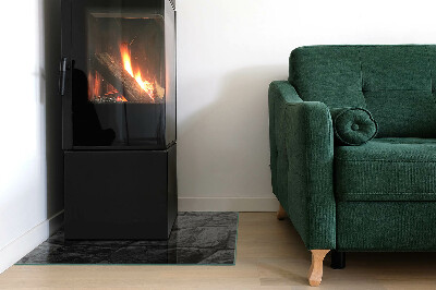 Obdĺžniková sklenená podložka pod krb Kamenný štýl v prírodnom prevedení