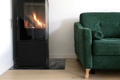 Obdĺžniková sklenená podložka pod krb Kamenný štýl v prírodnom prevedení