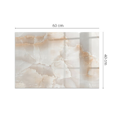 Obdĺžnikové sklo pod kachle Kamenný organický motív