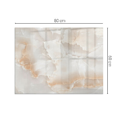 Obdĺžnikové sklo pod kachle Kamenný organický motív