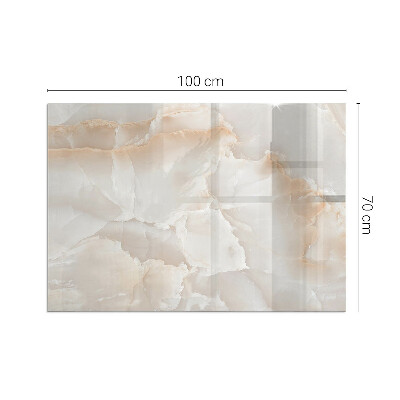 Obdĺžnikové sklo pod kachle Kamenný organický motív