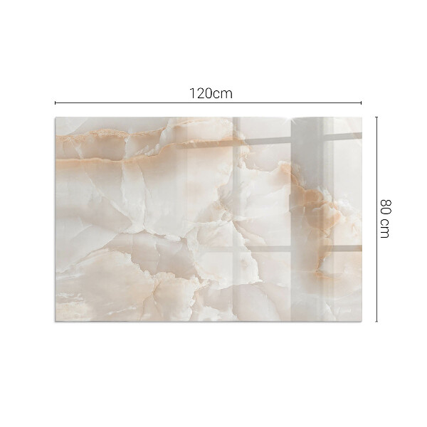 Obdĺžnikové sklo pod kachle Kamenný organický motív