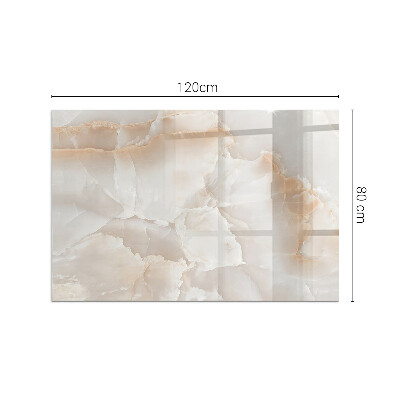 Obdĺžnikové sklo pod kachle Kamenný organický motív