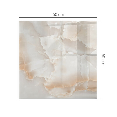 Obdĺžnikové sklo pod kachle Kamenný organický motív