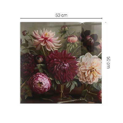 Obdĺžniková podložka pred krb Kvetinový detail v plnom kvete