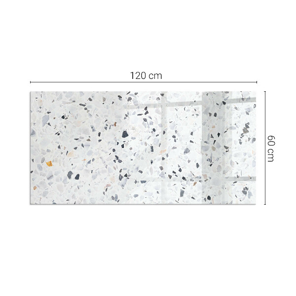 Obdĺžniková podložka pred krb Kamenný vzor s malými akcentmi
