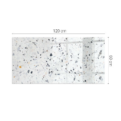 Obdĺžniková podložka pred krb Kamenný vzor s malými akcentmi
