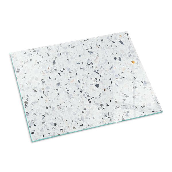 Obdĺžniková podložka pred krb Kamenný vzor s malými akcentmi