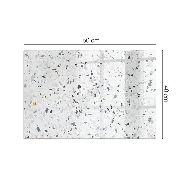 Obdĺžniková podložka pred krb Kamenný vzor s malými akcentmi