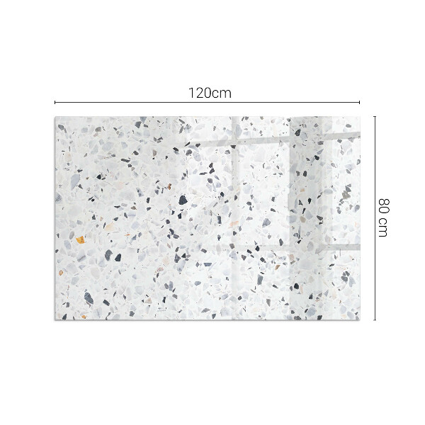 Obdĺžniková podložka pred krb Kamenný vzor s malými akcentmi