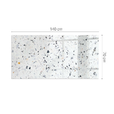 Obdĺžniková podložka pred krb Kamenný vzor s malými akcentmi