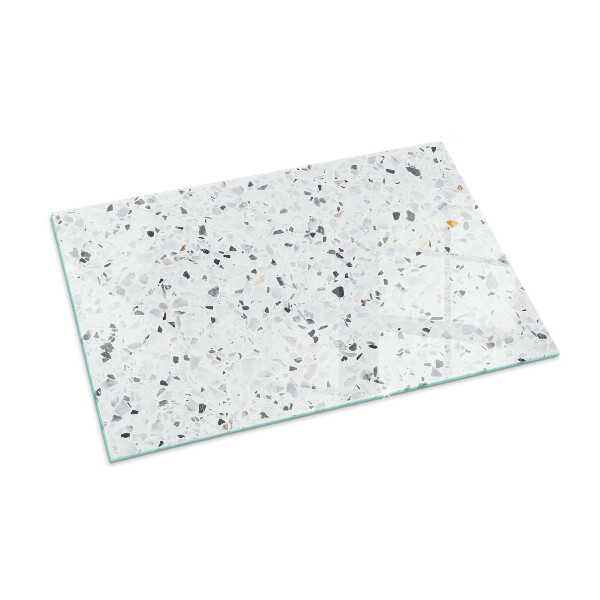 Obdĺžniková podložka pred krb Kamenný vzor s malými akcentmi