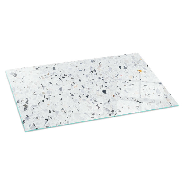 Obdĺžniková podložka pred krb Kamenný vzor s malými akcentmi