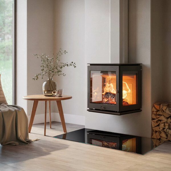 Obdĺžniková podložka pred krb Farba Čierna