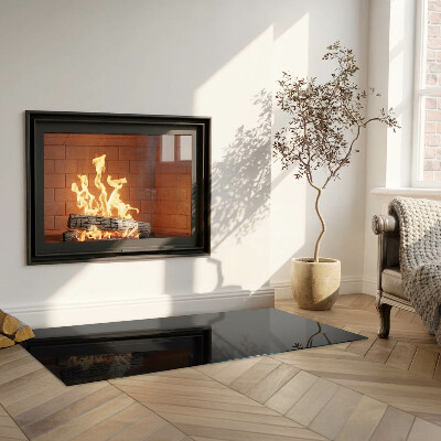 Obdĺžniková podložka pred krb Farba Čierna