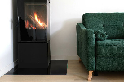 Obdĺžniková podložka pred krb Farba Čierna