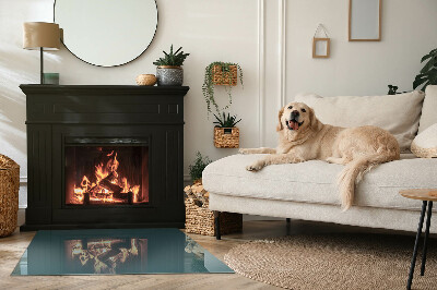 Obdĺžnikové sklo pod kachle Farba mora