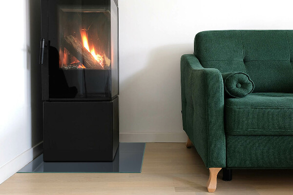 Obdĺžnikové sklo pod kachle Farba: Tmavomodrá