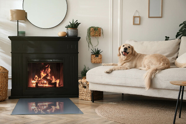 Obdĺžnikové sklo pod kachle Farba: Tmavomodrá