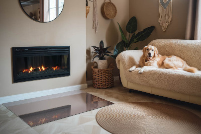 Obdĺžniková podložka pred krb Farba béžová